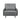 Daybed med arme i antracit