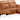 3 pers. sofa med 1 manuel hvilestol i Cognac PU