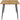Spisebord 120 cm 6 pladser i egetræslook