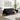 Sovesofa 3-personers i sort PU