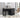 Skrivebord med lifttop i MDF sort