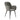 Polstret stol i Velvet Grey og Ben i Metal Black