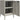 Accent bord med 1 dør i metal taupe