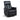 Lucas stol 1 motor, læder/PVC, sort/sort stel