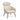 Archie loungestol, Aragon stof, beige/sort metal
