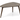 Bali sofabord M 90x60x44 cm, massiv eg/røget