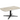 Aruba højdejusterbart sofabord 110x65 cm, taupe keramik/sort metal