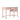Skrivebord med lifttop i MDF Pink