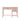 Skrivebord med lifttop i MDF Pink