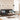 Sofabord med sort metalstel eg look