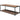Sofabord med sort metalstel eg look