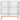 Reol med 4 hylder i Wood Look White