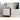 Kommode med 4 skuffer i Walnut Look White