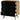 Kommode med 4 skuffer i Oak Look Black