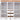 Highboard 2 glasdøre 3 skuffer