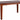 Spisebord 150 cm 4 pladser i Brun Fyr
