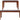 Spisebord 150 cm 4 pladser i Brun Fyr