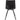 Spisestole Sæt med 2 stk i plastik sort