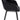 Polstrede spisestuestole Sæt med 2 stk i Velvet Black