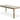 Cocos spisebord 100x230 cm fladt polyrattan med glasplade, naturfarvet