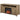 Lowboard med elektrisk pejs i eg look