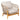 Terracina Loungestol - Brun / Beige