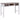 skrivebord 110 x 45 x 76 cm træ brun