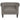 Chesterfield-sofastol stof gråbrun