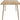 Spisebord 180 cm 6 pladser i Natur MDF Eg