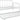 Daybed 90x200 cm Hvid i Metal