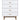 Kommode med 4 skuffer i White Oak look