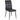 Stol i antracit mikrofiber metal 2 stk