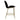 Polstret bordskammel i Velvet Black