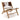 Hundevad Alberte loungestol - Massiv teak - skind