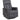 Lucas stol 1 motor, læder/PVC, sort/sort stel