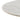 Corby spisebord hvid  Ø105x75 cm