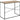 Seaford skrivebord naturlig  100x45x75 cm