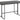Darlington spisebord sort  40/80x140x77 cm