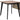 Roxby spisebord naturlig  80/120x80x76 cm