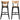 Roxby barstol naturlig 2-Pack