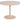 Ibiza spisebord beige  Ø110x74 cm