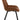 Waylor spisebordsstol brun firkantet syning 2-Pack