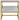 Alisma natbord hvid  45x40x50.5 cm