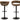 Grace barstol brun 2-Pack