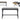 Writex skrivebord sort  120x60x75 cm