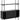 Angus reol sort  94x27x113.8 cm