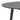 Roxby spisebord sort  Ø140x76 cm