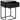 Mitra natbord sort  40x30x61.5 cm