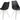 Eris spisebordsstol sort 4-Pack