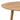 Nagano spisebord naturlig  Ø120x75 cm